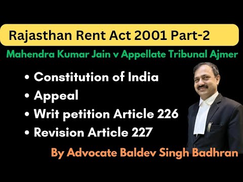 Rajasthan Rent Act - YouTube