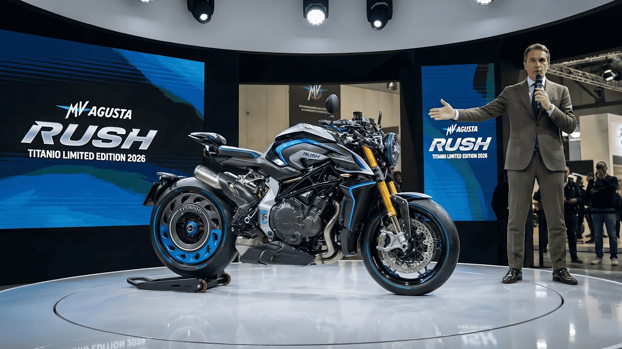 Представлена ​​новая лимитированная серия MV AGUSTA RUSH TITANIO 2026 года!! Ультраэксклюзивный т...