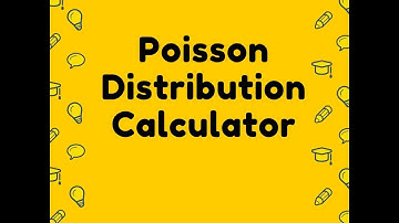 Poisson Distribution Calculator