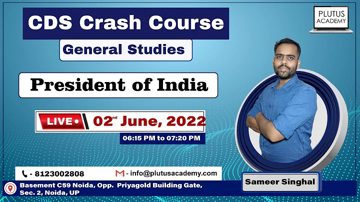 President of India | CDS Crash Course | General St...