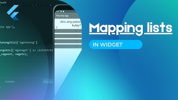 Mapping Lists sa Widget!