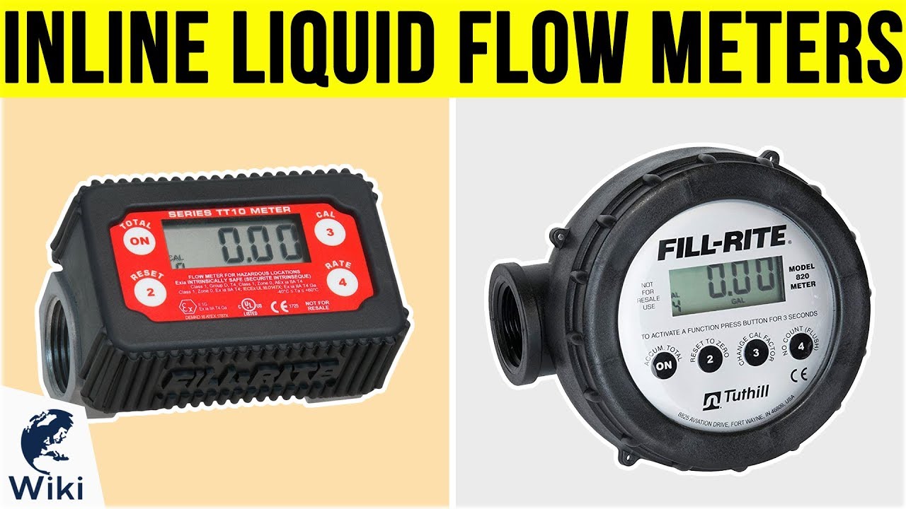 7 Best Inline Liquid Flow Meters 2019 - YouTube