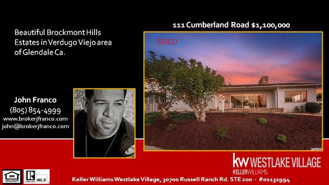 Brockmont Hills Neighborhood in Glendale Ca 91202