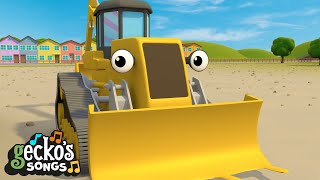 The Construction Trucks Song | Nursery Rhymes & Kids Songs | Gecko's Garage | Trucks For Children