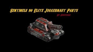 War Commander - Sentinels (90) Elite Juggernaut Parts base, Updated Video.