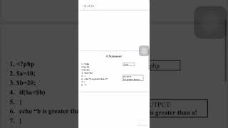 WDPHP | Conditional Statements in PHP | if Statement
