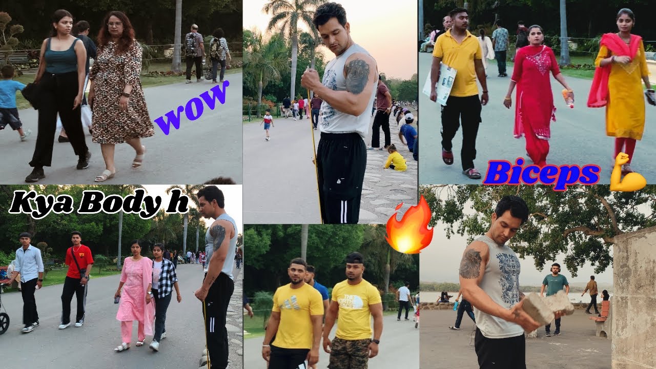 Workout At Public Place (Part2)Amazing Public Reaction 🔥 Epic