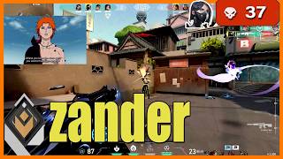 37 KILLS! The #1 Viper!! - 100T Zander [NA] VALORANT RANKED GAMEPLAY screenshot 4