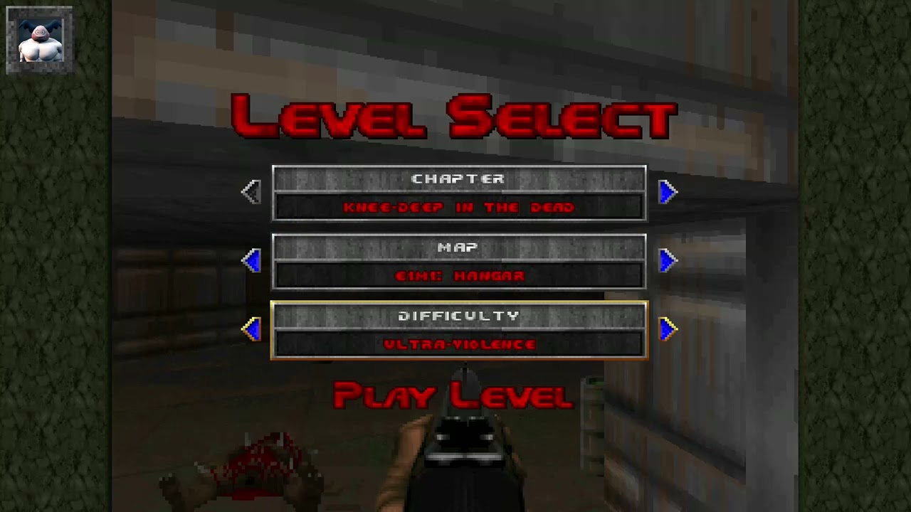 E1M1: Hangar on UV Difficulty in 12.11 Seconds | DOOM Speedrun