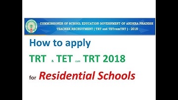 Apdsc|| apdsc 2018|| how  to apply dsc residential schools step by step||ap dsc latest news today