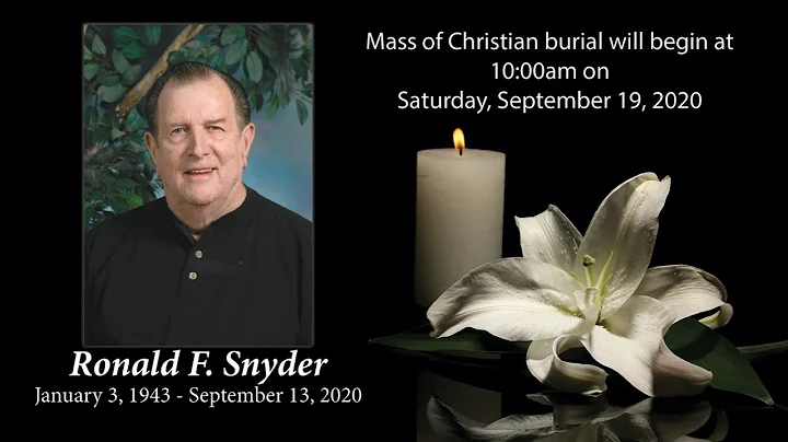 Mass of Christian Burial for Ronald F. Snyder