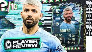 FIFA 21 FLASHBACK AGUERO PLAYER REVIEW | 87 AGUERO REVIEW | PLAYER REVIEWS | FIFA 21 Ultimate Team