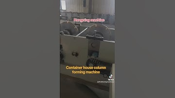 Container house column roll forming machine #rollformingmachinery #containerhouses