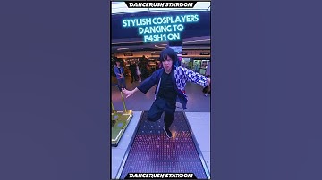 Stijlvolle #Cosplayers dansen op F4SH10N #DANCERUSH_STARDOM #dancegame #arcade #dancedancerevolution