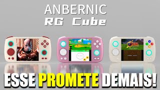 RG CUBE da ANBERNIC! RODA PS2, GAMECUBE, 3DS e NDS com uma tela DIFERENTE!