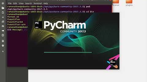 PyCharm 2017 Community Edition Installation in Ubuntu 18.04 LTS.