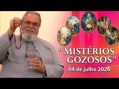 Terço de Aparecida com Pe. Antonio Maria - 04 de julho 2026 [ MISTÉRIOS GOZOSOS ]