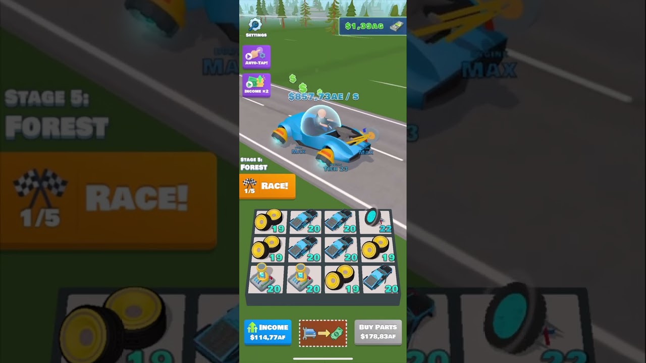 Idle Racer. The end of the game.