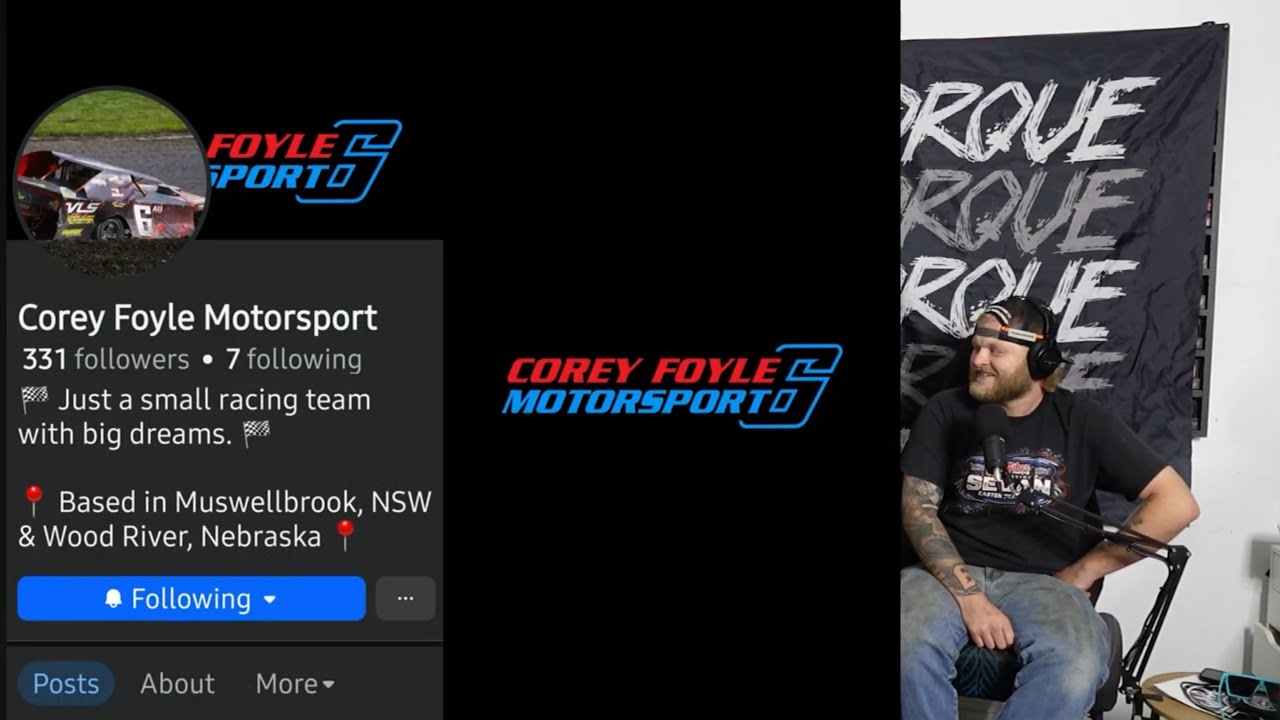 Ep 42 Podcast Live Ft Corey Foyle Motorsport - Mud Sausage Rolls ...
