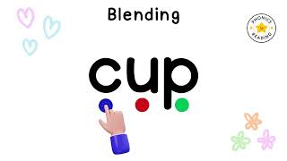 Reading Practice With Blending | CVC Words Reading