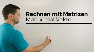 Wie multipliziert man Vektor und Matrix?