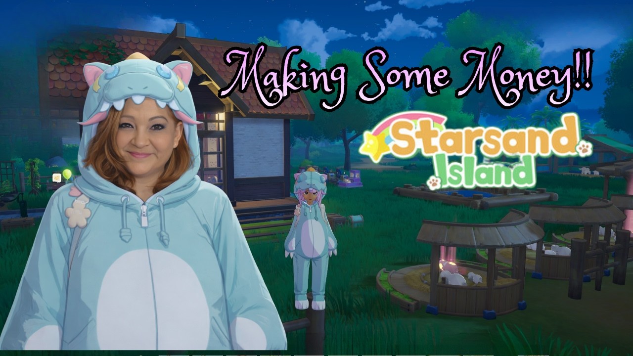 Making Some Money in Starsand Island🌟 #cozygames #starsandisland #livestreaming #gamingcommunity