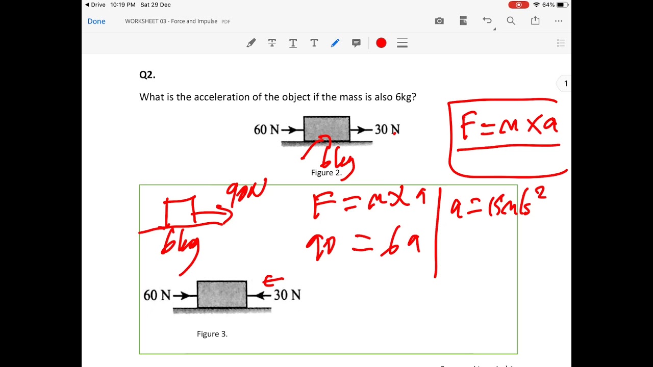 problem solving of force