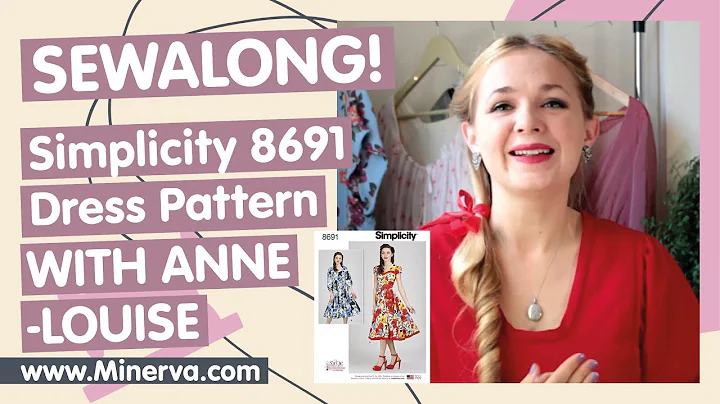 Minerva Sewalong Simplicity 8691 vintage dress tut...