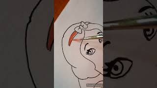 #shorts How To Draw Snow White | Disney Princess Drawing | Chelsea's Art Zone