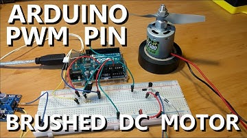 Controling brushed motor speed with sensor data