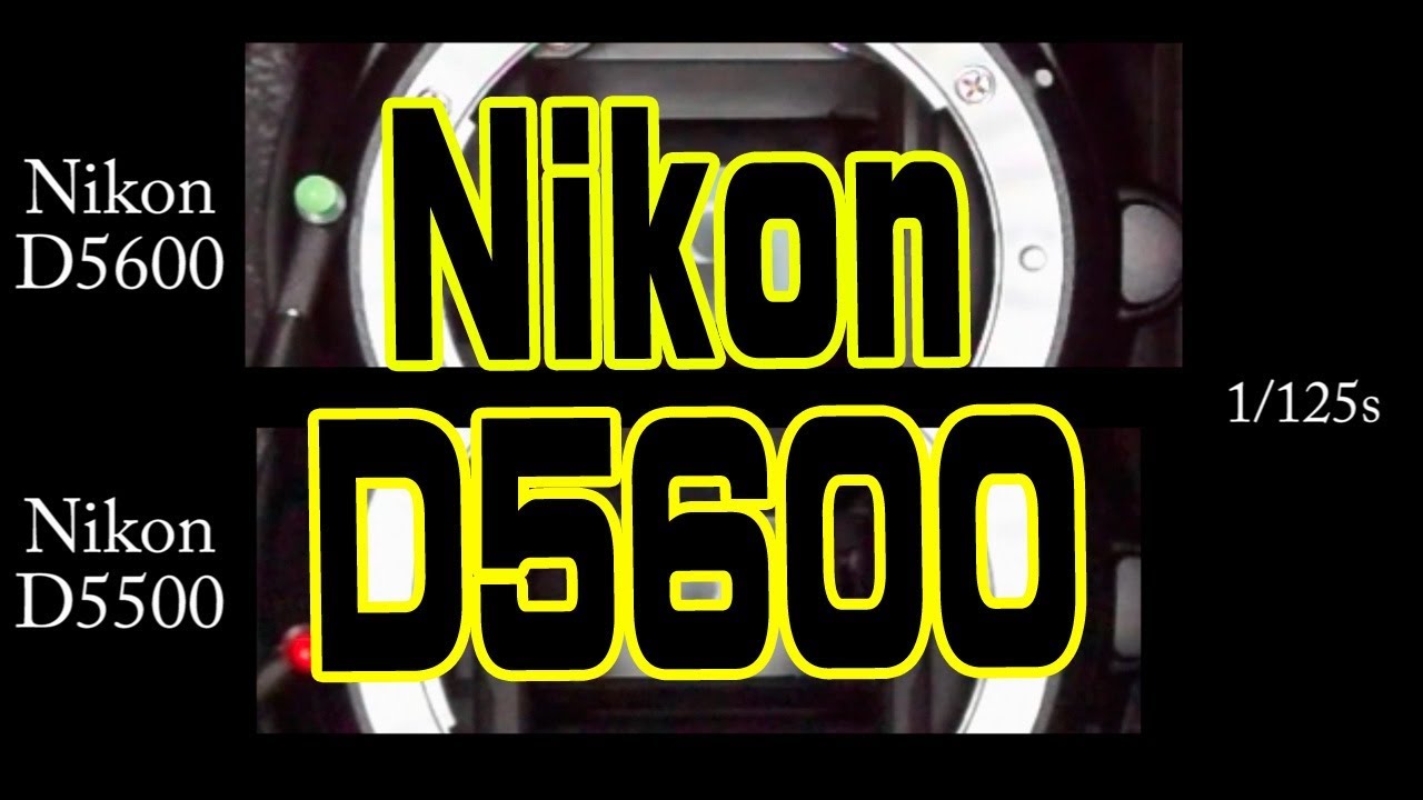 シャッターシーケンス ニコンD5600 - YouTube