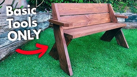 How To Build The Strongest Little Garden Bench Under $50