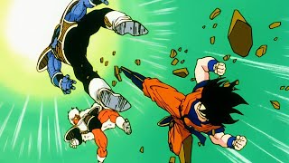 Dragon Ball Z  1996 (悟空 vs ギニュー) 悟空はフリーザの邪悪な手下、ギニュー特戦隊と対峙する。Goku vs Ginyu .