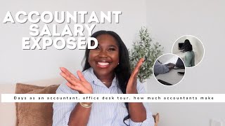 ACCOUNTANT DAY IN THE LIFE| desk tour + salary