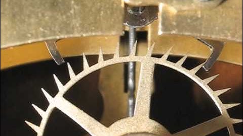 Deadbeat Escapement of Seth Thomas 86 W Clock Movement