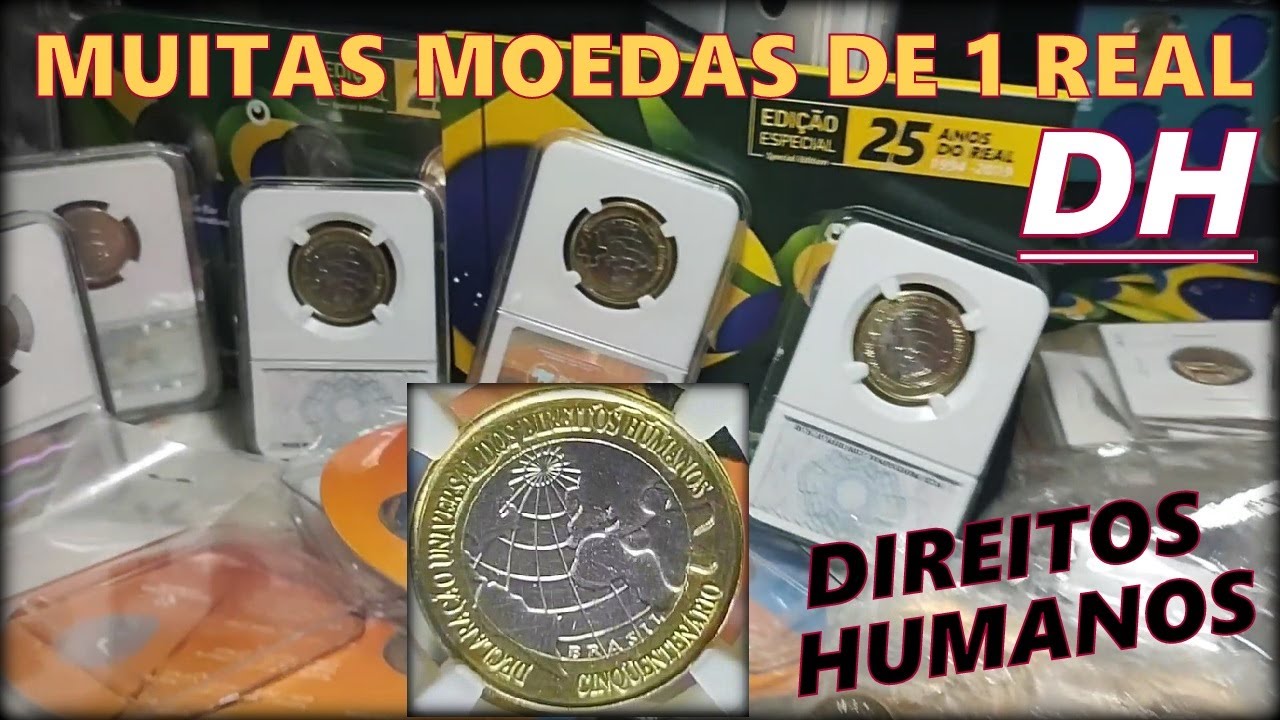 ✅Só Moedas top de 1 Real Direitos Humanos(DH)😍🤑