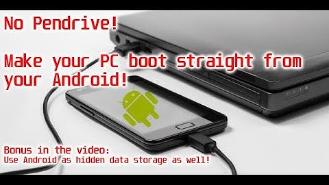How to make a Bootable USB without a Pendrive using Android smartphone.
