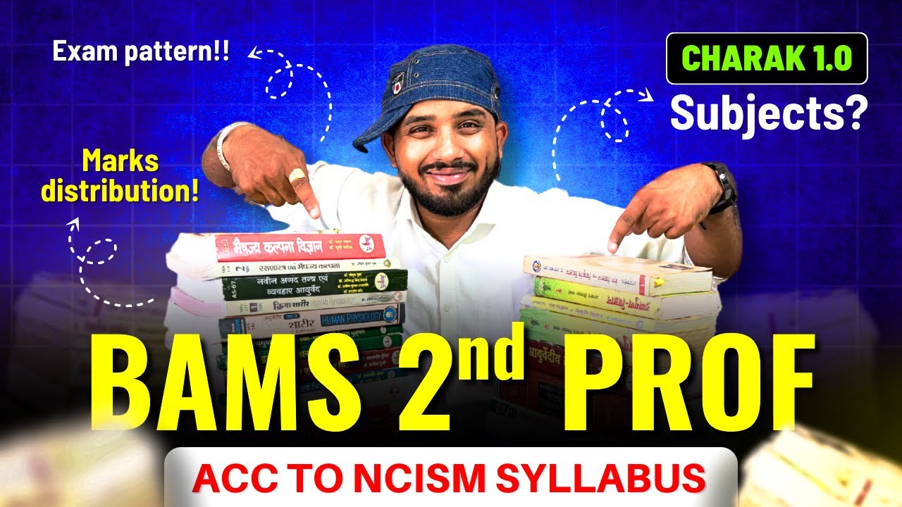 Subjects to be read in BAMS 2nd Prof 🔥| Marks Distribution | Exam Pattern #bams2ndyear #ayurvedawing