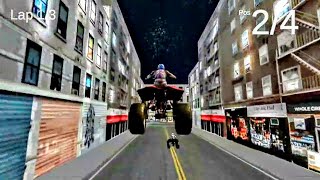 夜の都会をバギーに乗って快走するゲーム【Urban Quad Racing】 GamePlay 🎮📱 screenshot 3