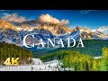 FLYING OVER Canada 4K UHD - Amazing Beautiful Nature Scenery with Relaxing Music | 4K VIDEO ULTRA HD
