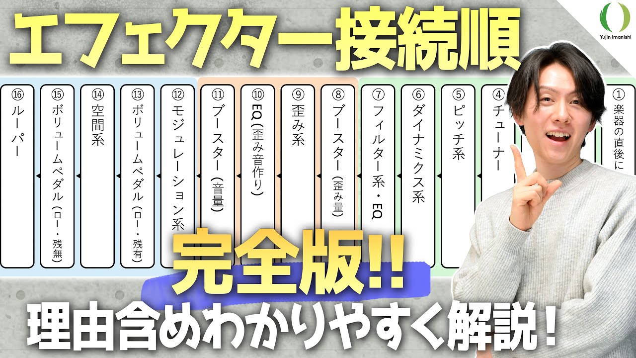 ENG Subs】The Ultimate Guide to Pedal Order! Clear Explanation