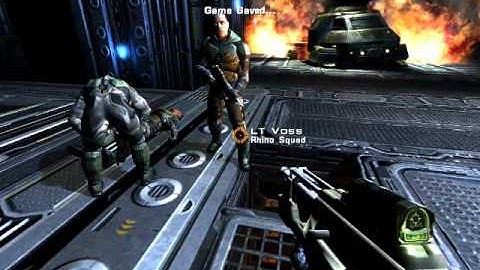 Quake 4 with narration part 13 - Nexus Hub Tunnels - Walkthrough {act 2 0f 2}