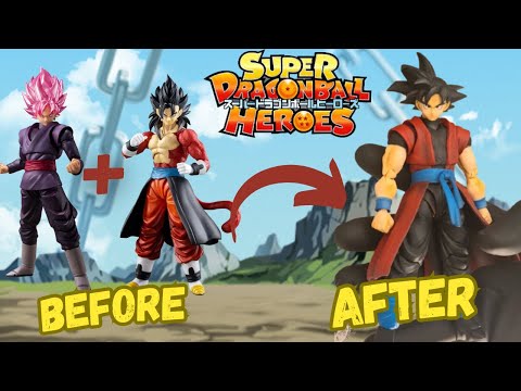 Custom Review - Boneco Goku Xeno Ssj4 - Super Dragon Ball Heroes
