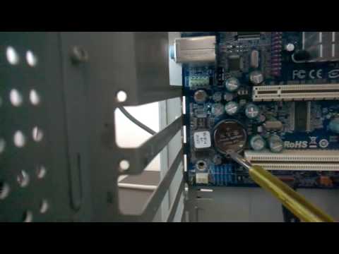 How to remove motherboard battery - YouTube
