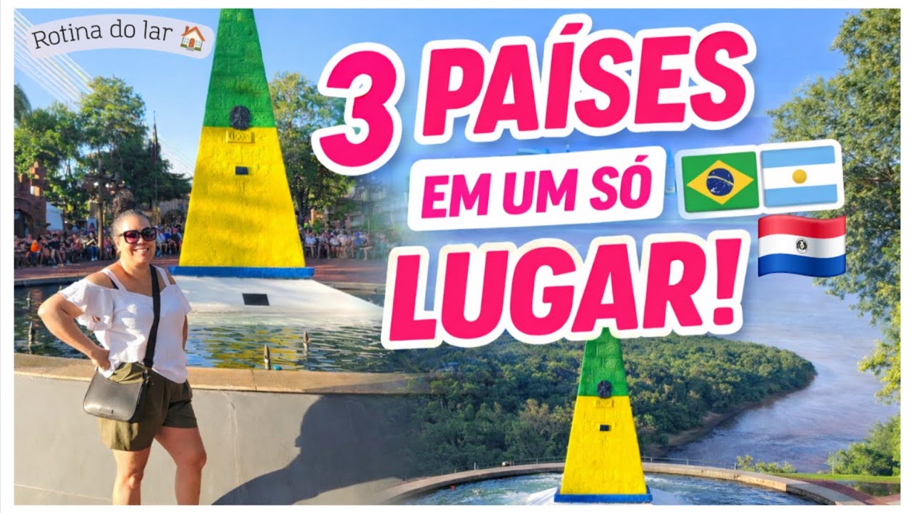 Fomos ao Marco das Três Fronteiras 🇧🇷🇦🇷🇵🇾 + Supermercado em Foz | Preços e Achadinhos