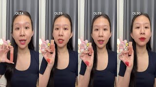 REVIEW BLACK ROUGE VELVET TINT DL22-DL30 SON QUYT MOI