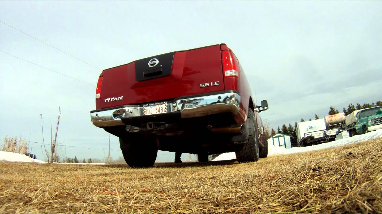 2005 Nissan Titan Magnaflow exhaust - YouTube