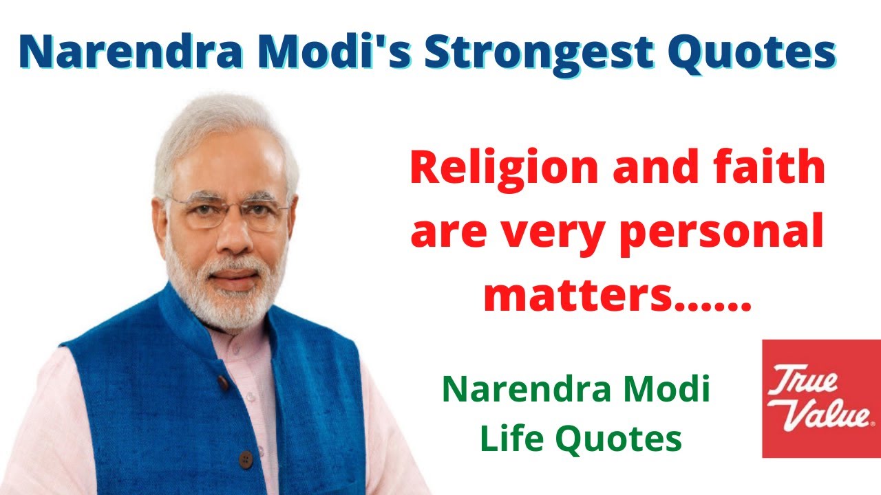 Narendra Modi Life Quotes | Narendra Modi's Strongest Quotes