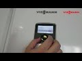 Viessmann electrical boiler Vitotron: setting the boiler in combination with the room thermostate