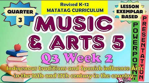 MAPEH 5 (Music and Arts) Quarter 3 Week 2 MATATAG Curriculum / Revised K-12 LE Based PowerPoint